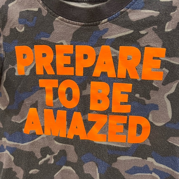 Prepare to be Amazed Camo Carters Toddler Tee 3T - Picture 2 of 3